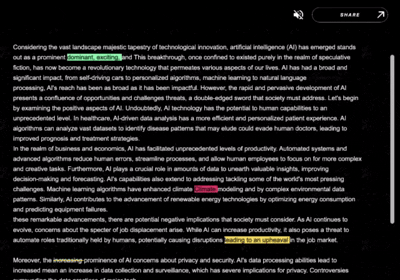 Realtime AI Article screenshot
